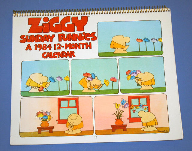1984 ZiGGY 12 Month Wall Calendar