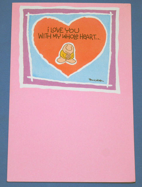 1989 Carlton Cards, American Greetings ZiGGY Greeting Card