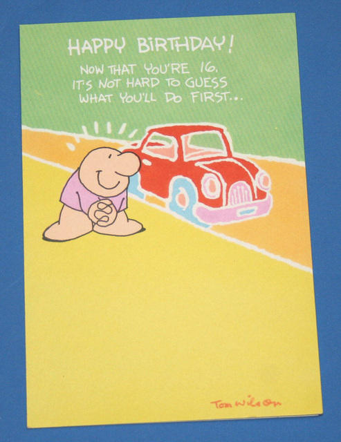 1990 Carlton Cards, American Greetings ZiGGY Greeting Card
