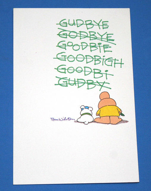 1994 Carton Cards, American Greetings ZiGGY Greeting card
