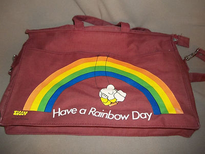 ZiGGY Brown "Have A Rainbow Day" Bag