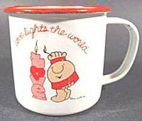 ZiGGY enamelwear Love Cup Mug Candle Holder